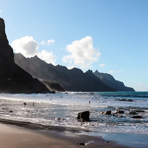 Anaga. Playa Roque de las Bodegas. 